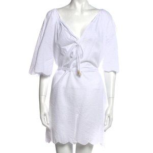 Marysia Swim Cotton Sheath Dress V-Neck‎ M